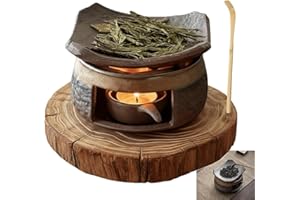 Ceramic Aromatherapy Stove Essential Oil Burner, Natural Wellness Aromatherapy Kit, Herbal Burner Stress Relief Kit, Ancient 