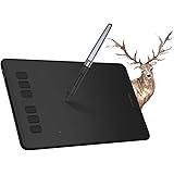 HUION Inspiroy H640P Drawing Tablet with Battery-Free Stylus 8192 Pressure Sensitivity 6 Hot Keys, 6x4-inch Graphics Pen Tabl