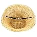 Large Willow Bicycle Basket for Dogs – Hand Crafted By Beach and Dog Co – Handlebar Bracket and Leashes Included (Assateague Large)thumb 4