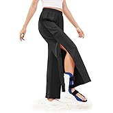Tear Away Pants for Women Side Slit Snap Sweatpants Loose Fit Post Surgery Casual Adaptive Clothing with Pockets