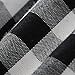 BOBORA Little Kids Baby Girls Long Sleeve Dress White and Black Plaid Tunic Dress
