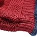 Winter Beanie Hat Scarf Gloves Slouchy Snow Knit Skull Cap Scarves Touch Screen Mittens for Women Burgundy