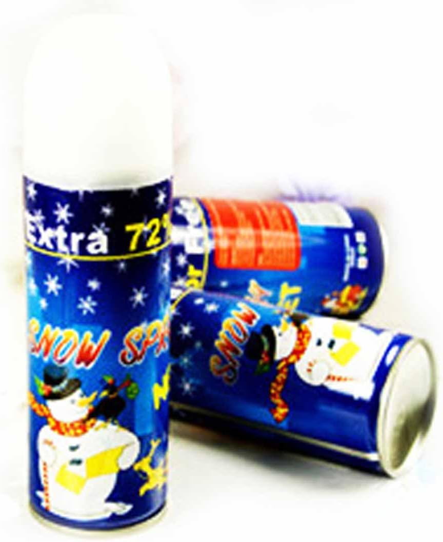 ARTIFICIAL CHRISTMAS TREE ACCESSORY " QUALITY SNOW SPRAY " FOR DECOR NON TOXIC MATERIAL.