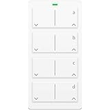 Insteon Mini Remote 4-Scene Keypad, 2342-232 - Controls On/Off & Dimming, Rechargeable Battery