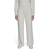 Halston Womens Straight Leg Scuba Office Workwear Pant