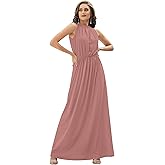 KOH KOH 2026 Sexy Sleeveless Flowy Summer Casual Formal Gown