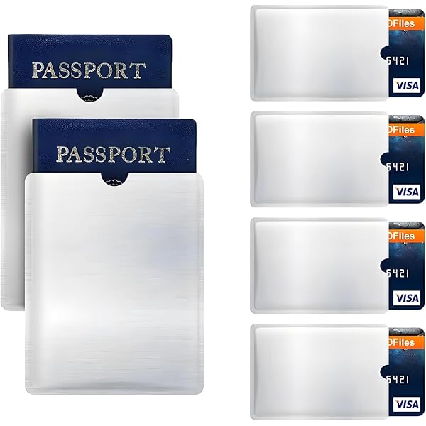 Amazon.com | Travelon Safe ID RFID Protected Passport Sleeve Set of 2 Gray 