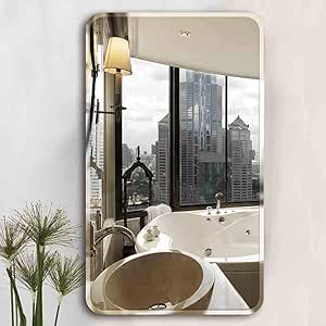 Espejos de tocador montados en la pared con luces Espejo de baño sin