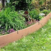 Abba Patio Edging Coil Recycled Plastic And Wood Composite Fence