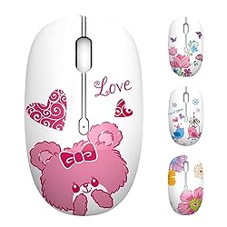 TENMOS M101 Wireless Mouse Cute Silent Computer