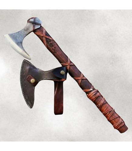 Bataille nordique petite hache hache viking forgée à la main