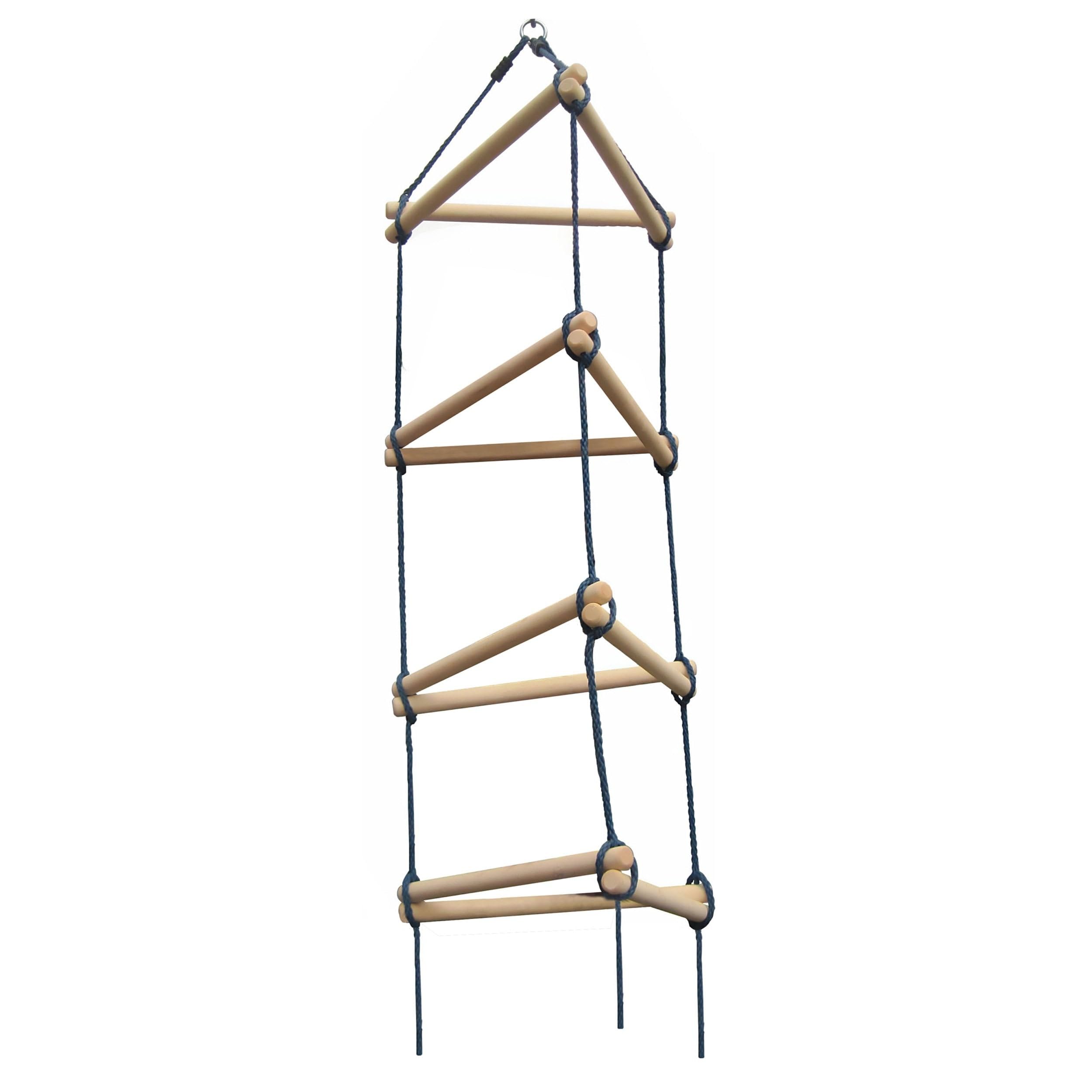 Photo 1 of ***FACTORY SEALED***Swing-N-Slide NE 3023 Triangle Rope Ladder Swing Set Climbing Attachment with Ground Anchors, Brown