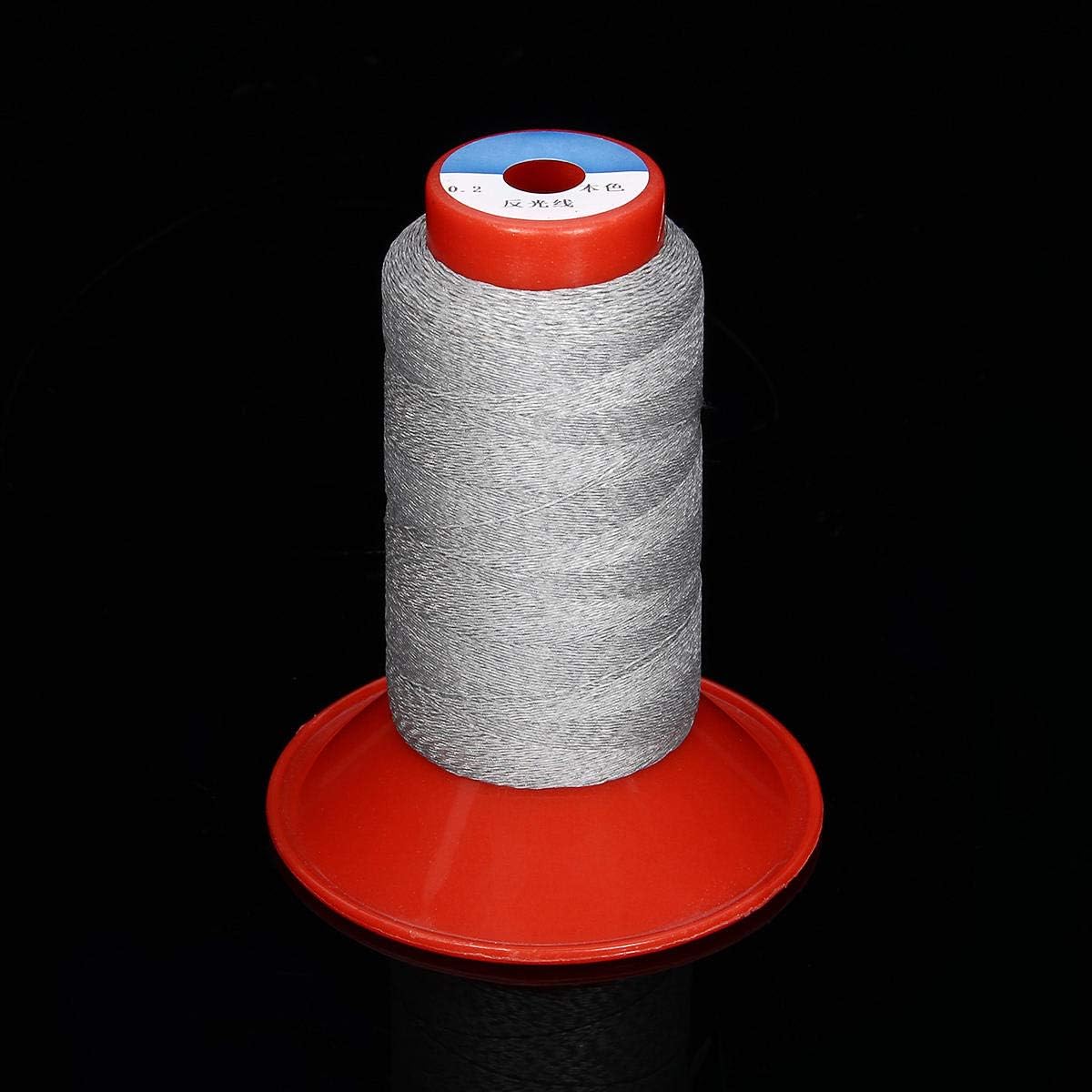 500M 0.2mm Polyester Reflective Sewing Tools Thread Line Embroidery Spool Safety Garment