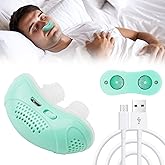 Electric Anti Snoring Devices, Mini Machine, Airing Micro for Travel, Sleep Apnea Devices, Snoring Solution for Men and Women, Suitable for All Nose Shapes Mint Green