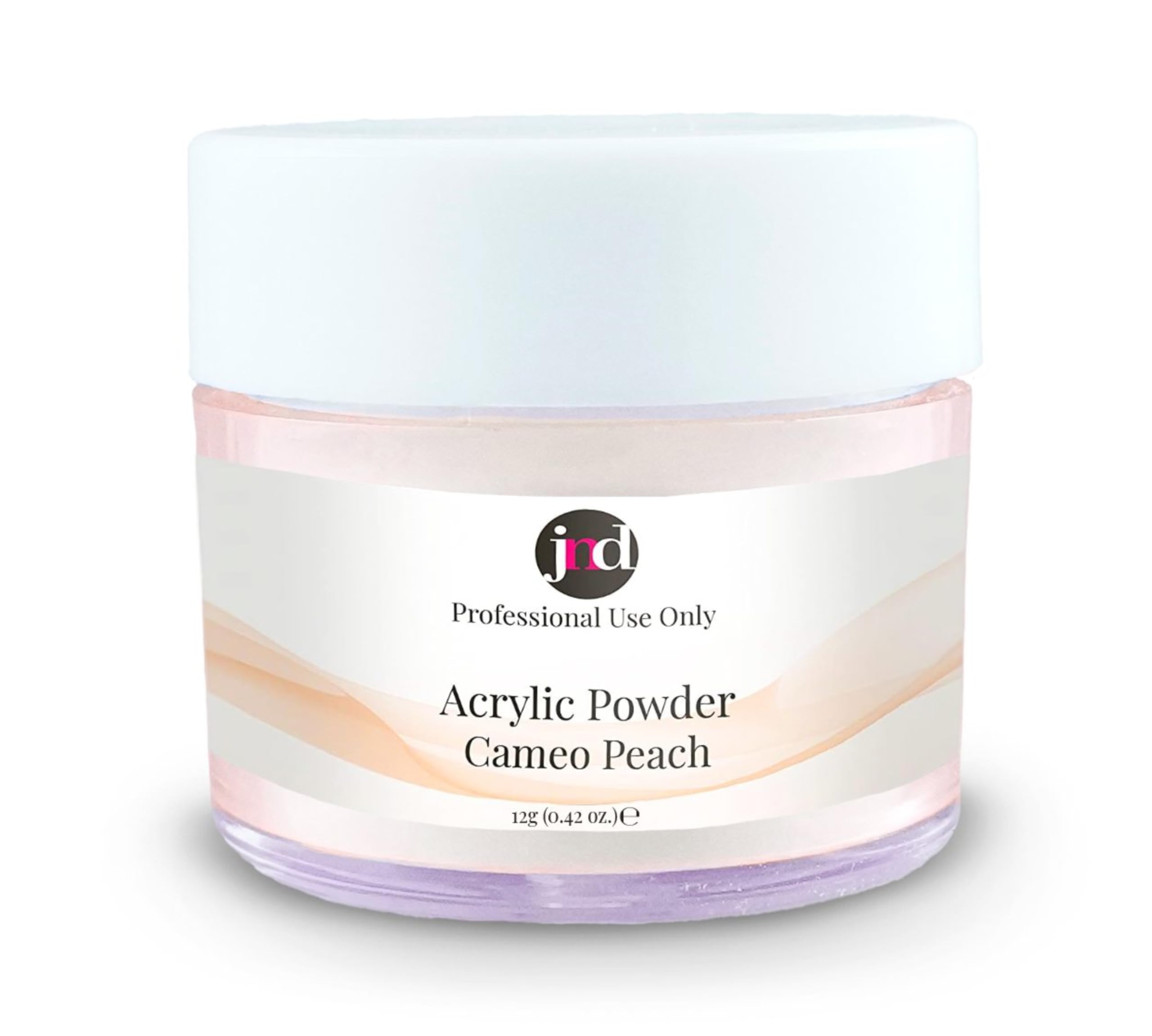 JND Acrylic Powder Professional Salon Quality Acrylic Nails Extension Nail Art (Cameo Peach, 12 g)