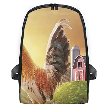 Amazon Com Yolika Children S School Bag Farm Barn Yard Image