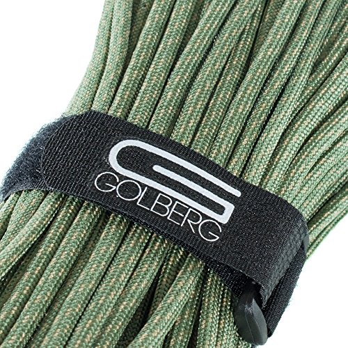 Mil Spec Rope GOLBERG G MIL-SPEC-C-5040-H Authentic Mil-Spec 550 Paracord - 550 Lb ...