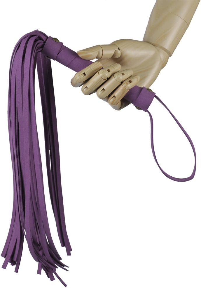 One City Couple Flirting Purple Whip Male and Female Slave Toy Whip