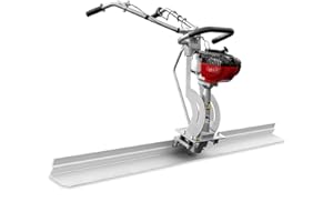 STARK USA Stark 31cc Vibratory Screed Gas Power Screed Engine EPA Concrete Surface Finish Leveling Tamper Ruler with 7' feet Blade