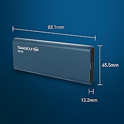 TEAMGROUP PD1000 1TB Aluminum Portable External