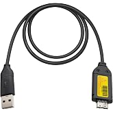 USB Cable Suitable for Samsung Camera Charger SUC-3 SUC-5 SUC-7, Compatible with L200, PL-120, P1000, TL-105, SL-420, TL-100, SH-100, ST-65, SL-201, PL-210, PL-200, TL-205, TL-100, PL-121, 5FT/1.5M