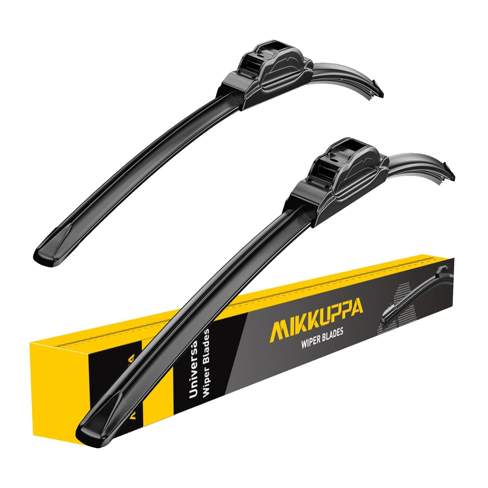 Photo 1 of MIKKUPPA 22"+22" Windshield Wipers Blades Replacement for 2019-2023 Chevy Silverado 1500, 2008-2023 Ford Expedition, 2019-2023 Ford F Series, J&U Hook All Season Wiper Blades, Pack of 2