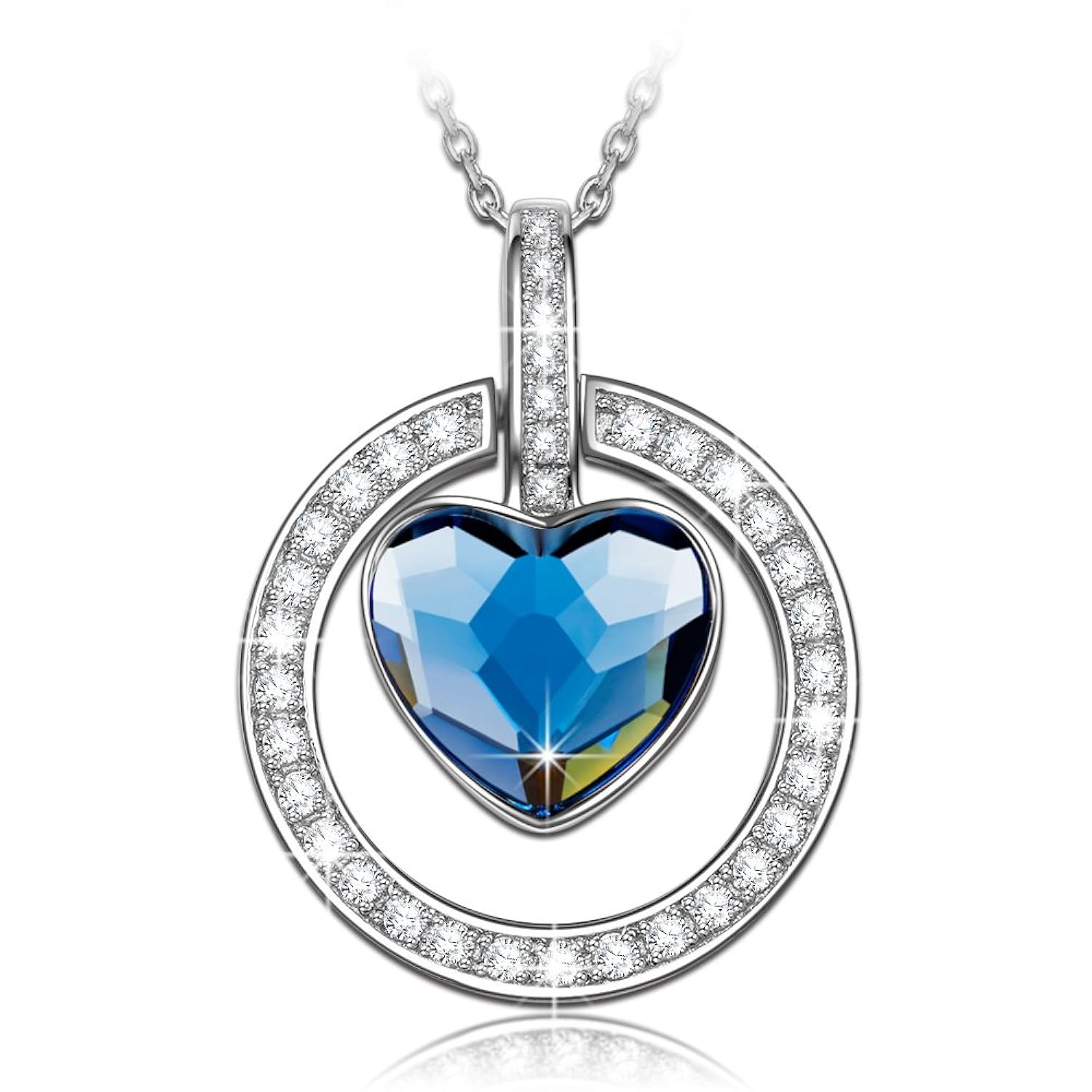 NINASUN Algunos le Gustan Plata Fabricados con Cristales SWAROVSKI® Colgante Collar Mujer