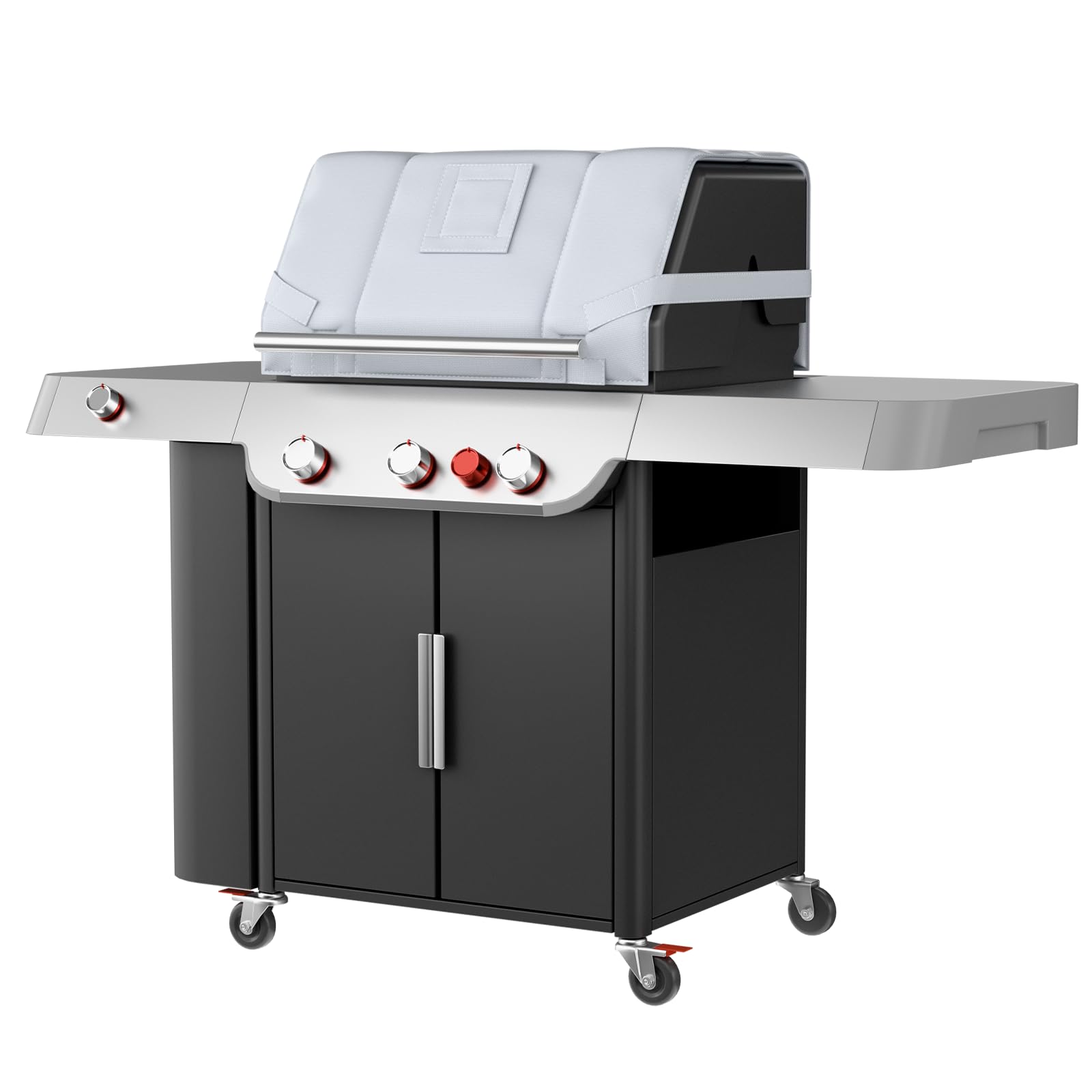 Grill Thermal Insulated Blanket for Weber Genesis II 300 and LX 300 Gas Grills, Grill Accessories Insulation Blanket for Weber Genesis 300 Series Image