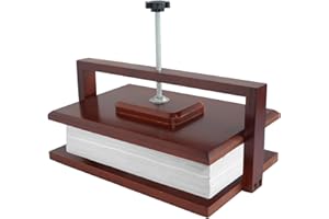 Stranthother 11.6 * 7.9 inch Wood Book Press Binding Kits Flower Pressing Kits Book Lover Gifts Paper Press