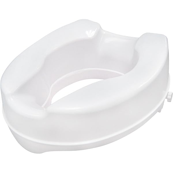 Universal Adjustable Raised Toilet Seat With Arms | Mobility Care