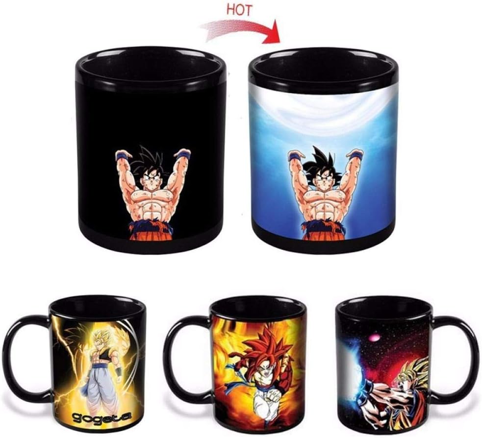 Dragon Ball Z Mug Taza Son Goku Heat Reactive Magic Color Changing Mug ...