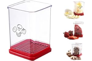 Cup Cutter, Strawberry Cutter, Fruit and Vegetable Cup Slicers with Push Plate, Egg Slicer Fruit Slicer Cups, Stainless Steel