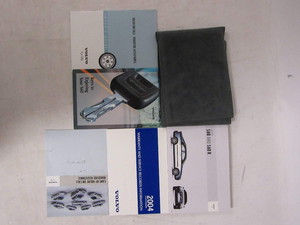 2004 Volvo S60 & S60 R Owners Manual Guide Book Paperback – 2014