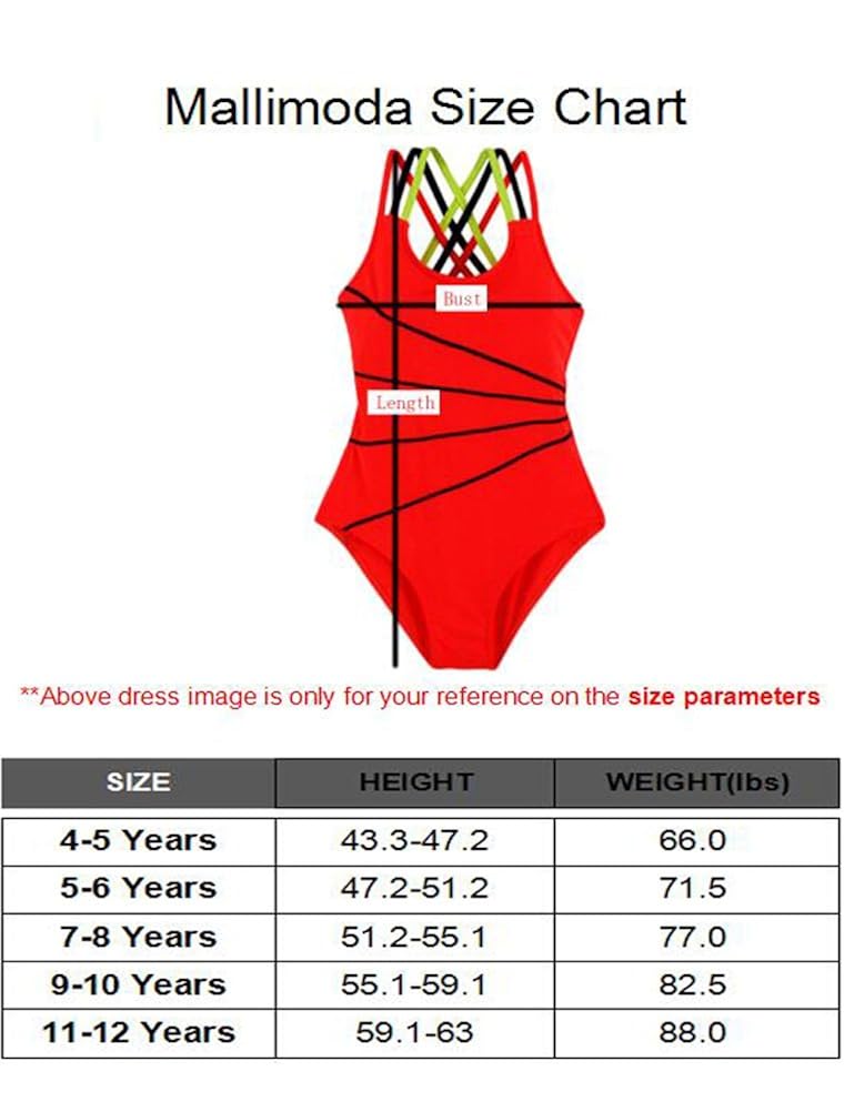 Mallimoda Girls Stripe Beach Sport One Piece Swimwear Clothing Swim