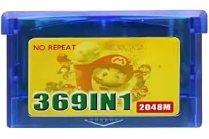 Gameboy Advance GBA 369 in 1 GBA Multi Cartridge for GBA/GBA SP/NDS Lite