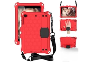 Tillytech Case for iPad mini 3/ Mini 2/ Mini 1 [7.9"], Shockproof Kids Safe EVA Case with Kickstand & Portable Handle Grip, L