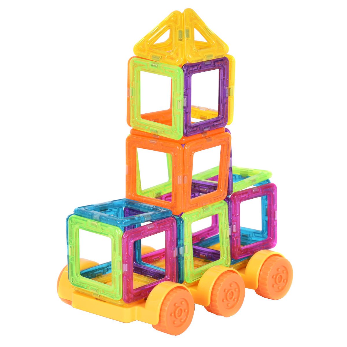 Costzon 158 pcs Magical Building Tiles Block Stacking