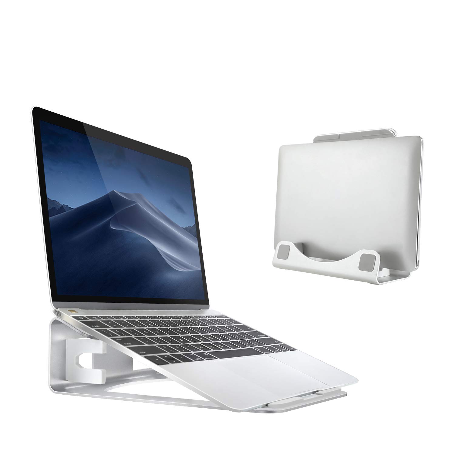 2 in 1 Vertical Support Laptop Holder