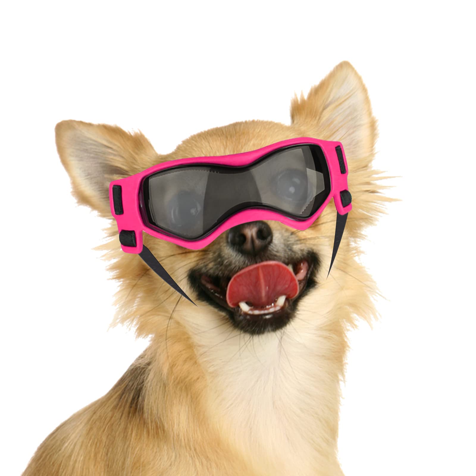 Namsan Dog Sunglasses for Small Dogs UV Protection Pink