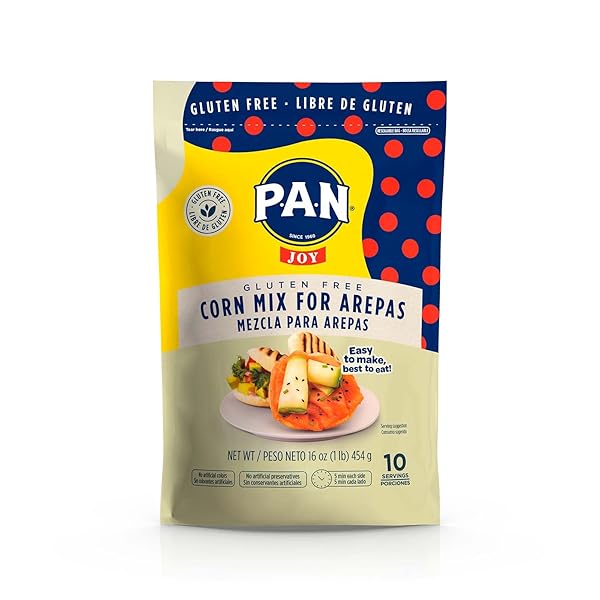 P.A.N CORN MIX FOR AREPAS – GLUTEN FREE...