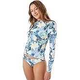 Roxy Women's Long Sleeve Rashguard – UPF 50+ Sun Protection, Quick-Dry Swim Shirt