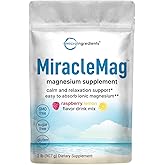 Calm Magnesium Powder, 2lbs | Magnesium Citrate Powder | Sweet Raspberry Lemon Flavored | Easily Absorbed | Non-GMO, Vegan, Sugar Free