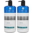 Biotin Shampoo and Conditioner Set for Hair Growth | Thickening Anti Hair Loss Shampoo Treatment | Regrowth Shampoo & Conditi