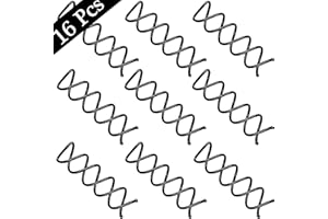 YHMALL 16 Pack Spiral Hair Pins, Spin Pins, Spiral Bobby Pins - Non-scratched Rounded Tips for DIY Hair Style, Gifts for Women, Black