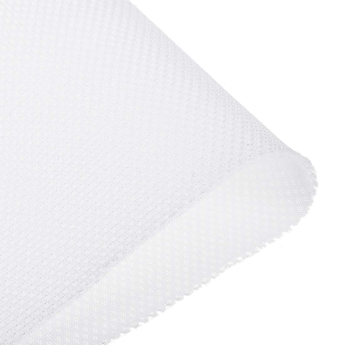 Photo 1 of uxcell White Speaker Mesh Grill Stereo Fabric Dustproof 0.5x1.45M 20 x 57 inch