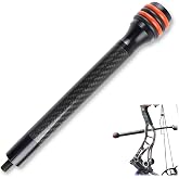 HTXBOW 8in Compound Bow Stabilizer、Bow Stabilizer、Archery Stabilizer | Carbon Brazing Arch Stabilizer, Used For Composite Bow Carbon Balance Bar Absorber To Reduce Vibration