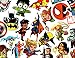 Superhero Toy Stickers For Kids - 32 pcs - Random/Different/Laptop/Skateboard (DRC US Seller)