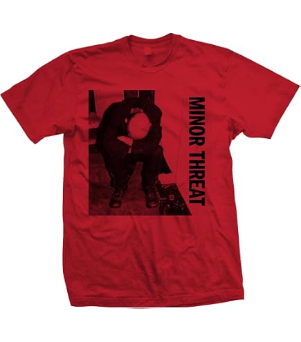 Amazon.com: Men's Minor Threat Out of Step T-Shirt White S