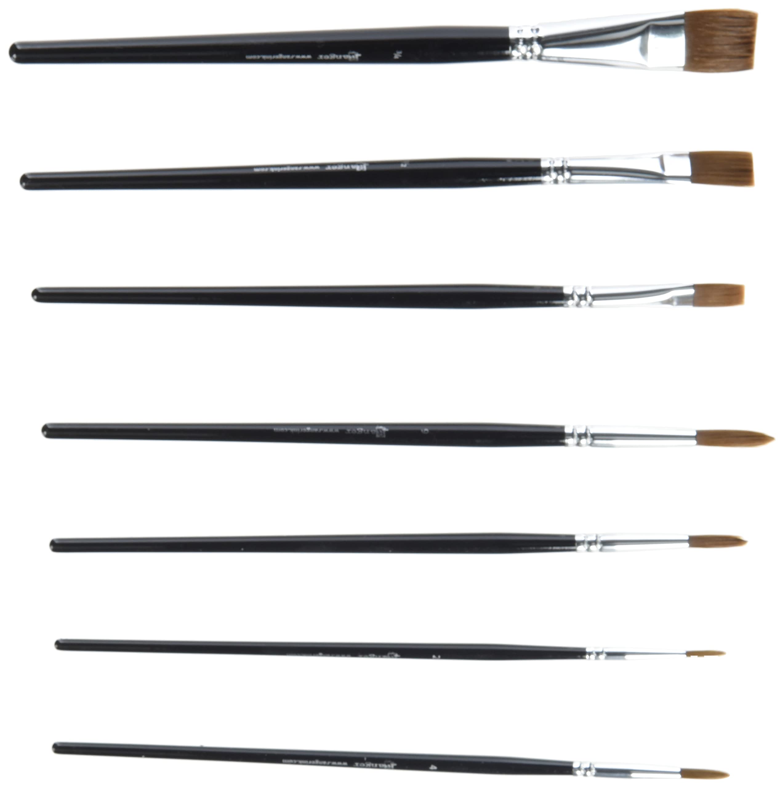 Ranger Artist Brushes 7/Pkg, Other, Multicolour, 0.38 x 6.09 x 25.4 cm