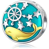 Mermaid 925 Sterling Silver Fish, Dolphin, Whale, Ocean, Shark Charm for Pandora Bracelet